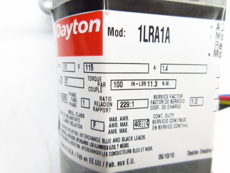DAYTON 1LRA1A 115V 1.4A NSNP