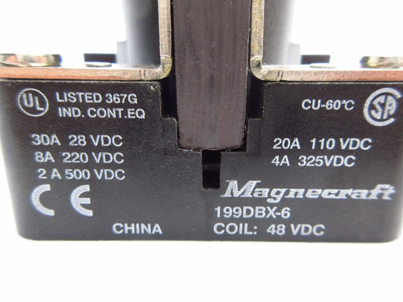 MAGNECRAFT 199DBX-6 48VDC 20A NSNP