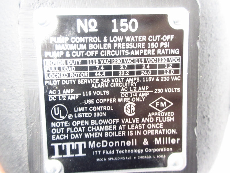 ITT 150 345V 150PSI UNMP