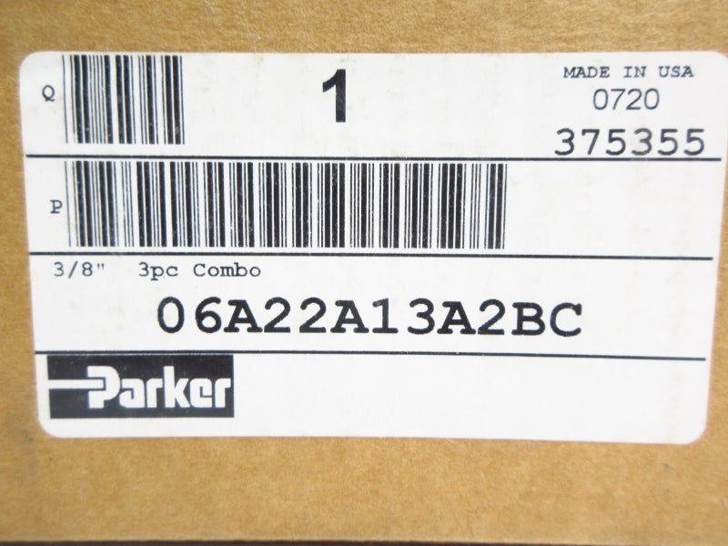 PARKER 06A22A13A2BC 3/8" NSMP