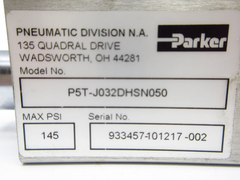 PARKER P5T-J032DHSN050 145PSI NSNP