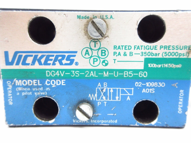 VICKERS DG4V3S2ALMUB560 02-109830 5000PSI UNMP