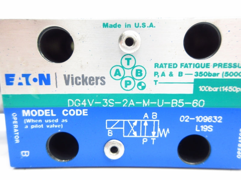 VICKERS DG4V3S2AMUB560 02-109632 5000PSI UNMP