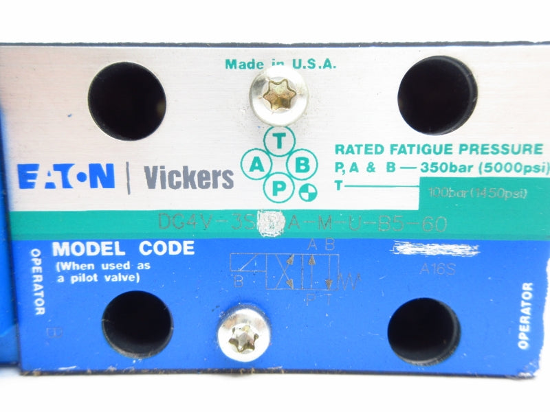 VICKERS DG4V3S2AMUB560 110/120V .48/.46A 5000PSI UNMP
