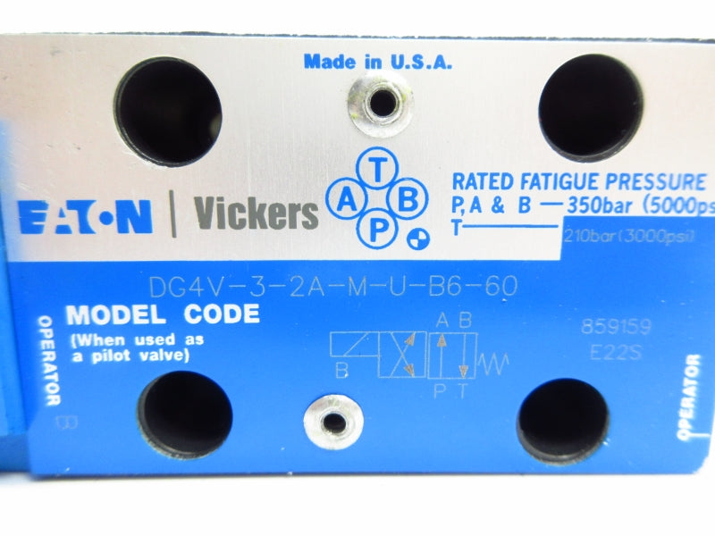 VICKERS DG4V32AMUB660 859159 110/120V 5000PSI (AS PICTURED) NSNP