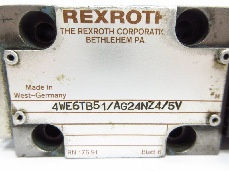 REXROTH 4WE6TB51/AG24NZ4/5V UNMP