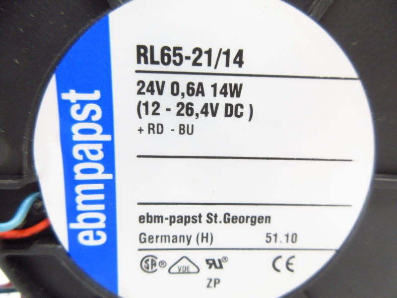 EBMPAPST RL65-21/14 24V 0.6A NSNP