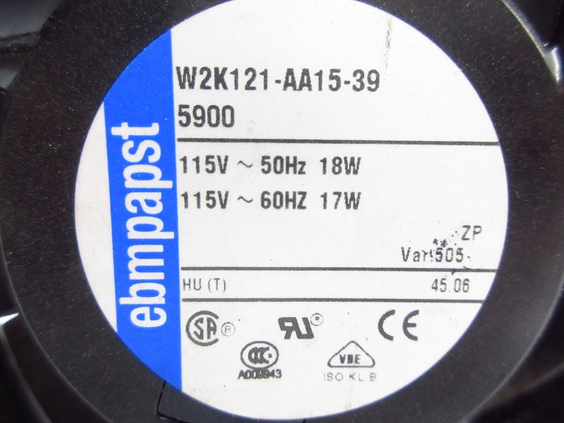 EBMPAPST W2K121-AA15-39 115V NSNP