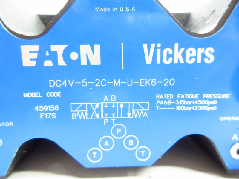VICKERS DG4V52CMUEK620 459156 4500PSI NSNP