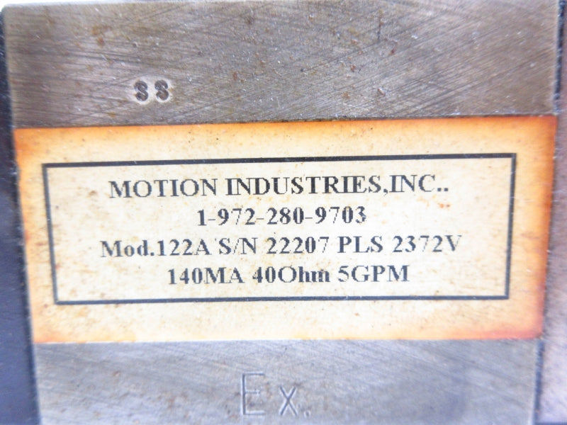 MOTION INDUSTRIES 122A UNMP