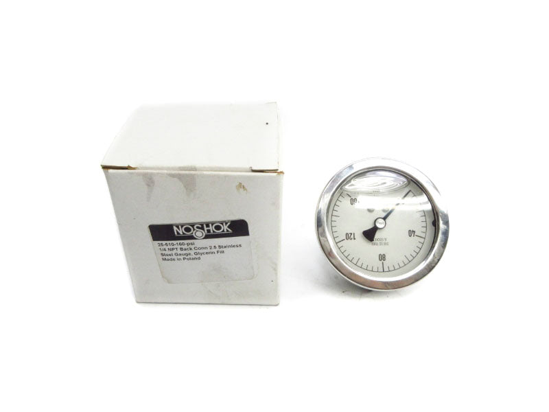 NOSHOK 25-510-160-PSI 0-160PSI 1/4" NSMP