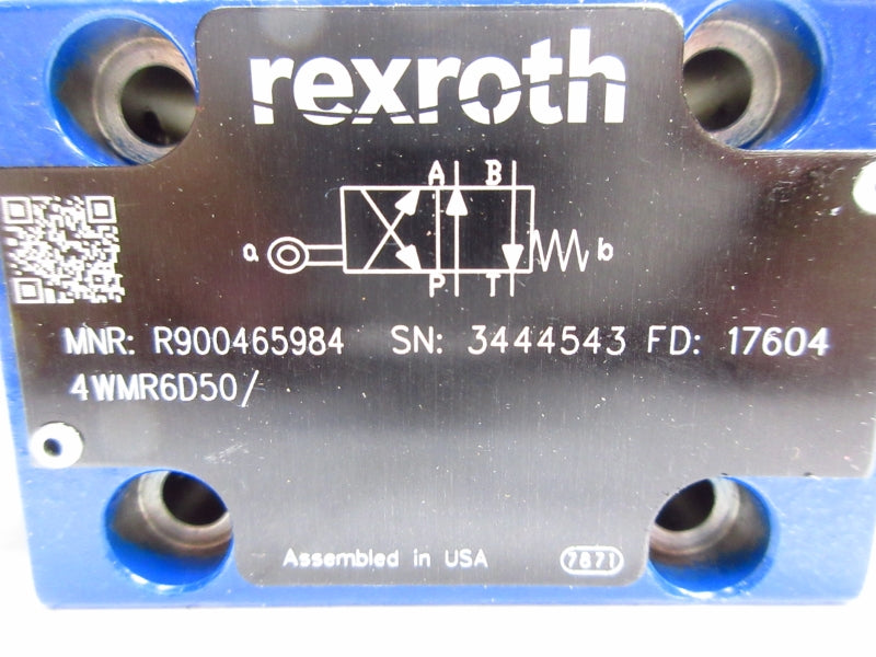 REXROTH R900465984 4WMR6D50/ NSNP
