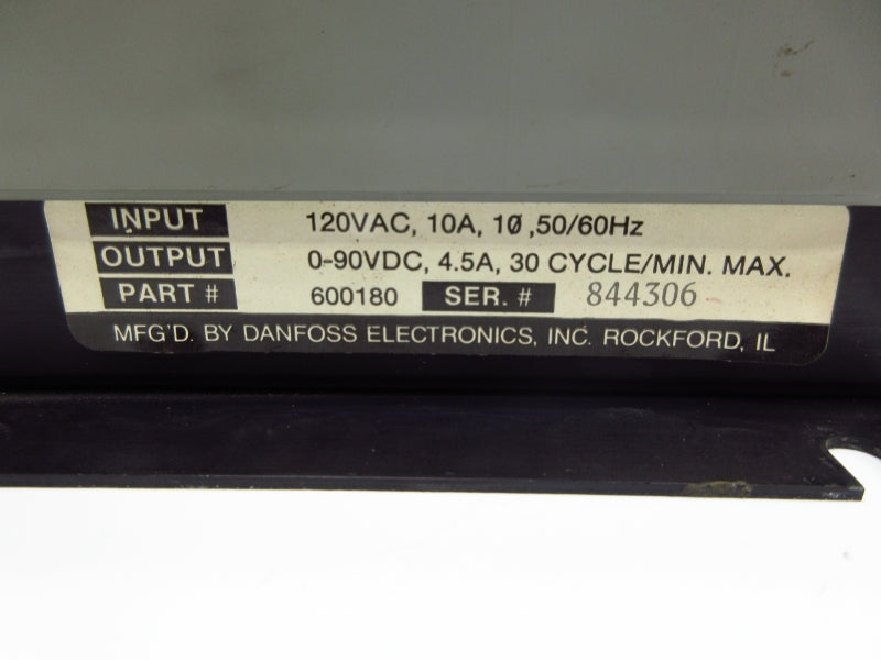 DANFOSS 600180 120VAC 10A UNMP