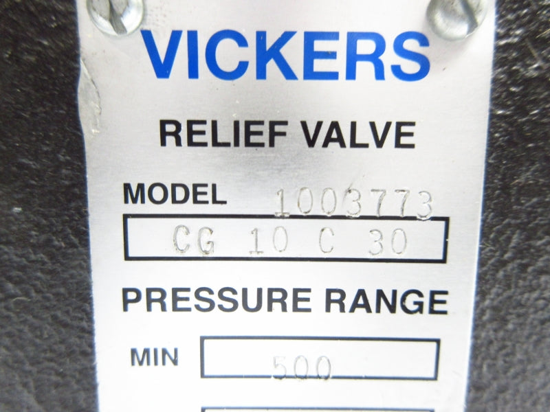 VICKERS CG10C30 1003773 500/2000PSI NSNP