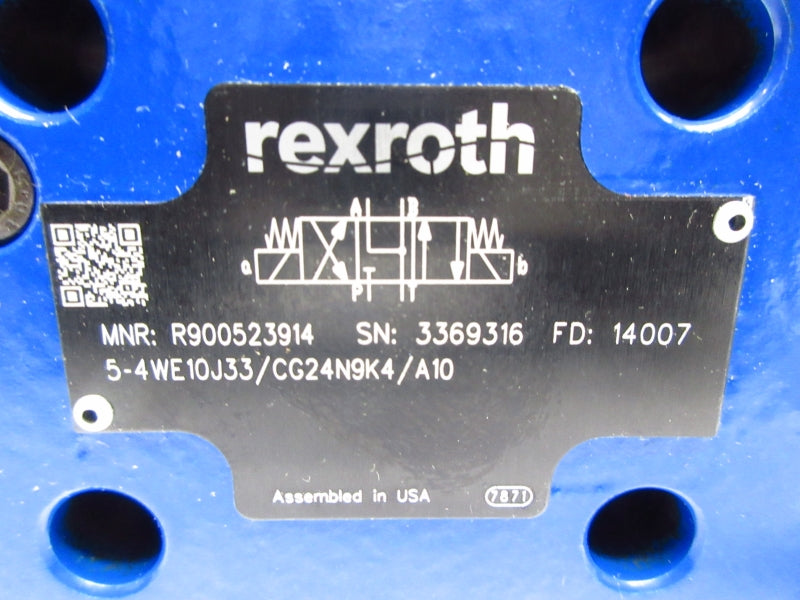 REXROTH 5-4WE10J33/CG24N9K4 R900523914 NSNP