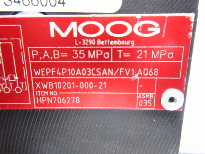 MOOG WEPF4P10A03CSAN/FV1AQ68 NSNP