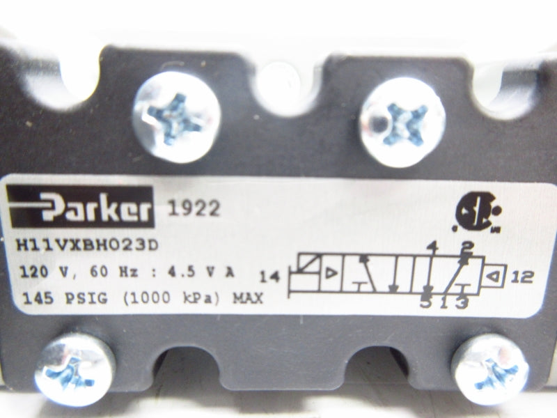 PARKER H11VXBH023D 120V 145PSI NSMP