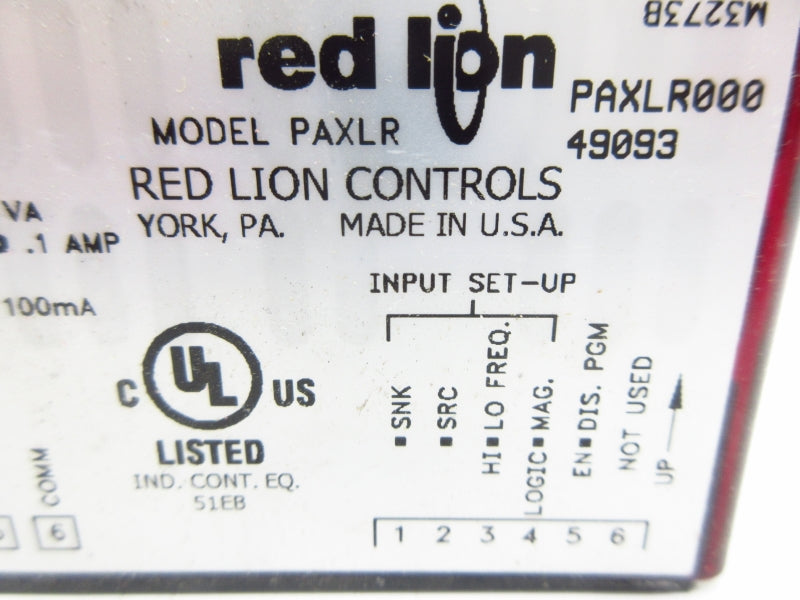 RED LION CONTROLS PAXLR000 115/230VAC .1A NSMP