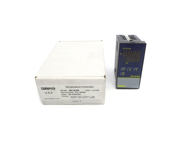 TEMPCO TEC34002 TEC-8100 90-250VAC 1/8" (AS PICTURED) NSMP