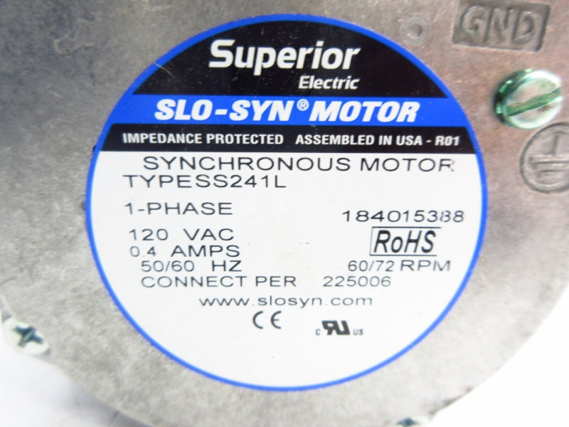 SUPERIOR ELECTRIC SS241L 120VAC 0.4A NSNP