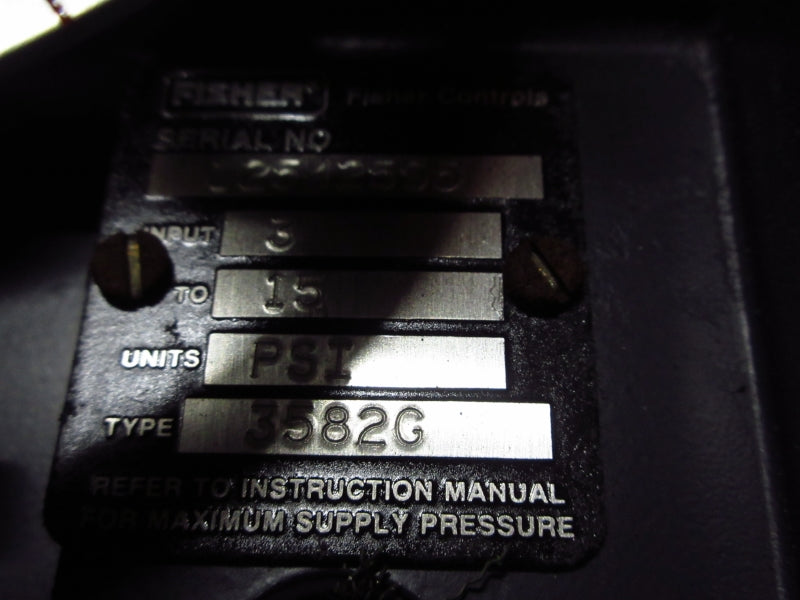 FISHER 3582G 67AF 3-15PSI UNMP
