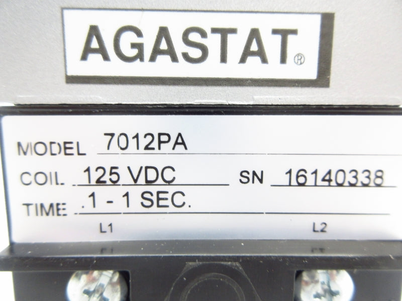 AGASTAT 7012PA 125VDC .1-1SEC NSMP