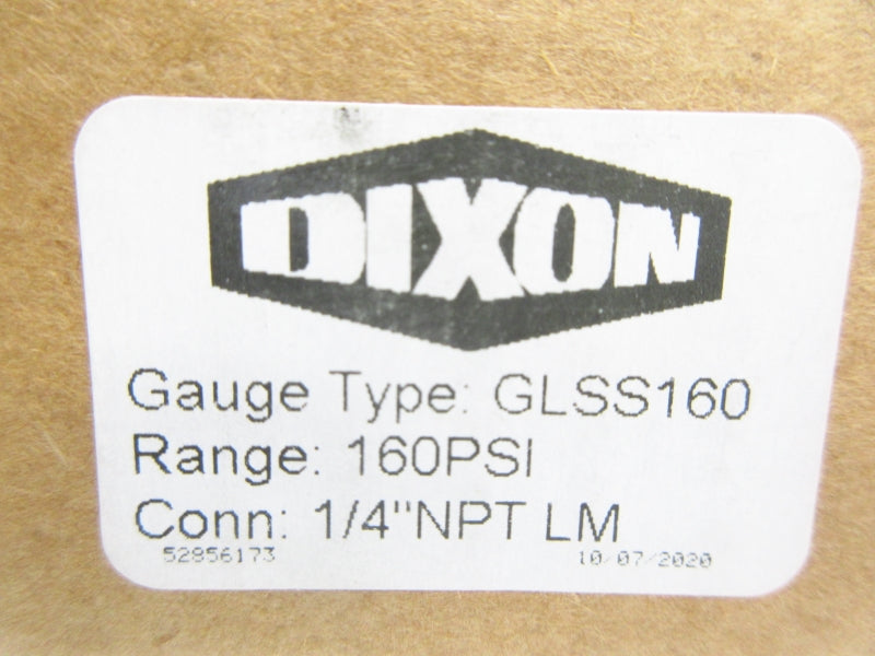 DIXON GLSS160 160PSI 1/4" NSMP