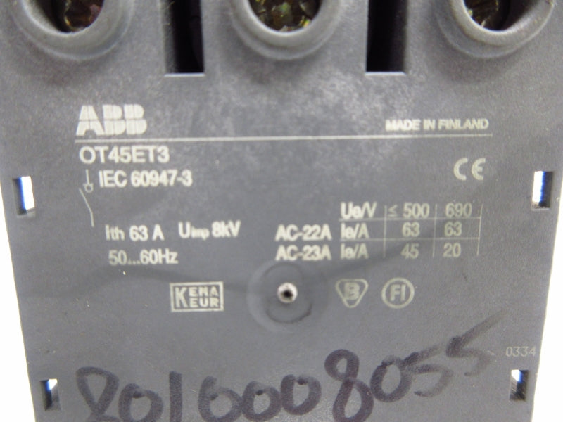 ABB OT45ET3 690V 63A NSNP