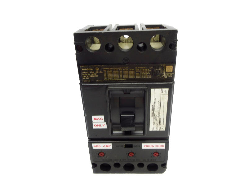 WESTINGHOUSE LB3400F 600VAC 400A UNMP