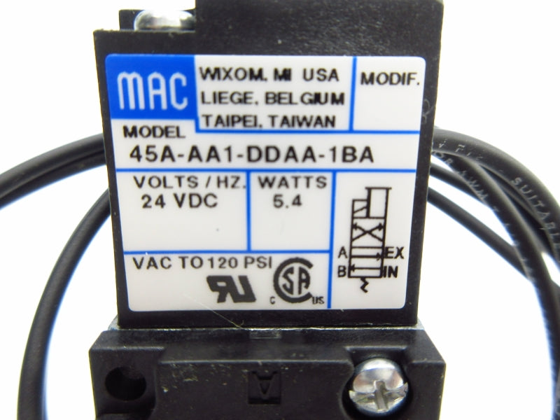 MAC 45A-AA1-DDAA-1BA 24VDC 120PSI NSMP