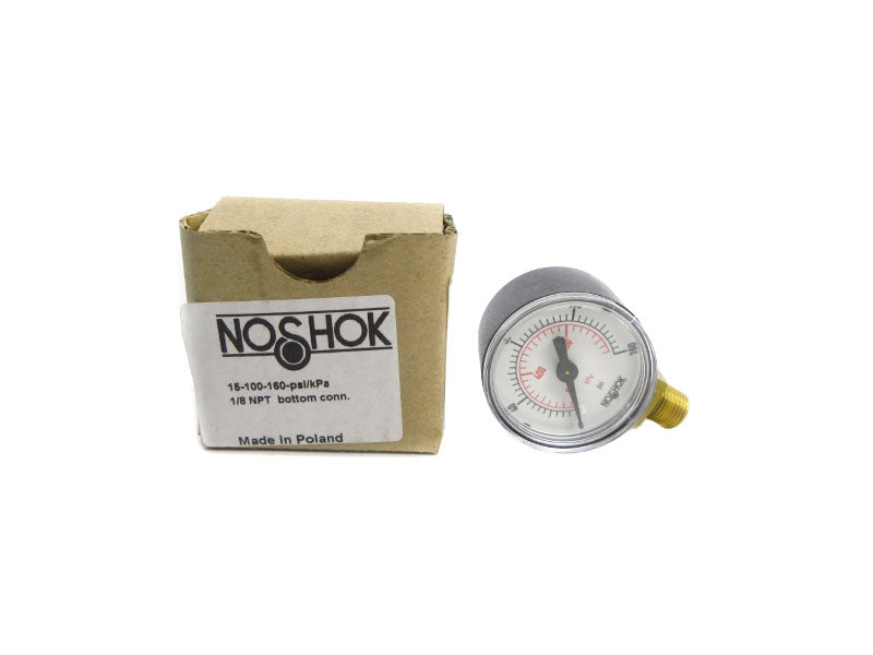 NOSHOK 15-100-160-PSI/KPA 0-160PSI 1/8" NSMP