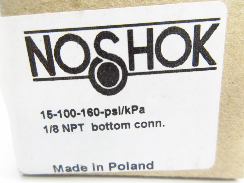 NOSHOK 15-100-160-PSI/KPA 0-160PSI 1/8" NSMP