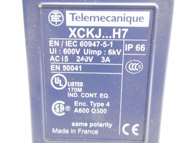 TELEMECANIQUE ZCKJ11H7 600V 3A NSNP