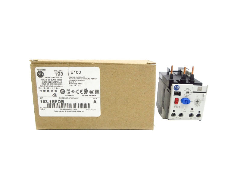 ALLEN BRADLEY 193-1EFDB SER. A 600V 3.2-16A (BR/WH) NSMP