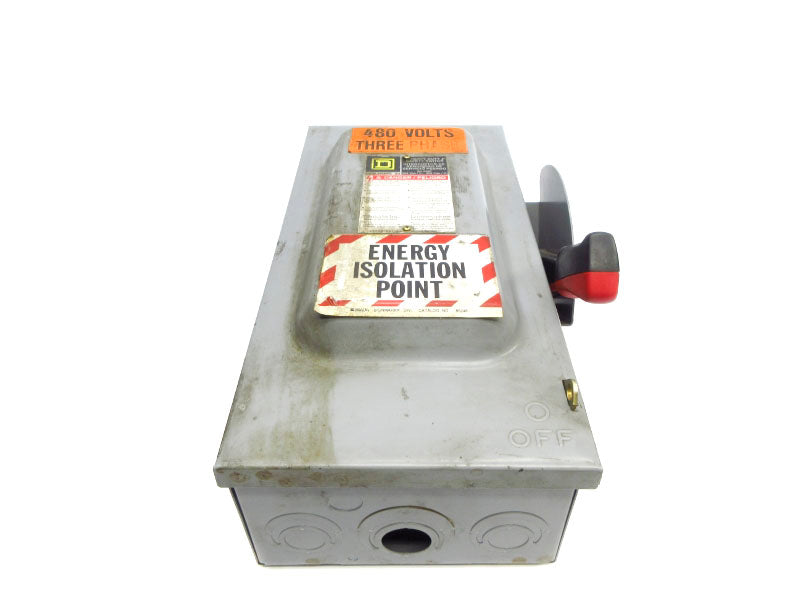 SQUARE D H362 SER. F05 600VAC 60A UNMP