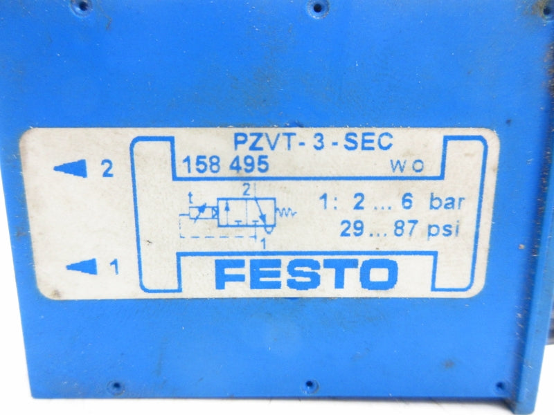 FESTO PZVT-3-SEC 158495 29-87PSI NSNP