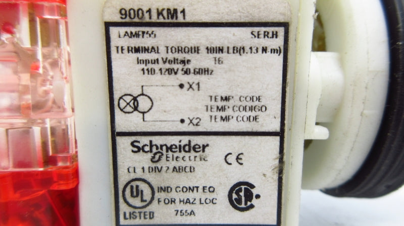 SCHNEIDER ELECTRIC 9001KM1 SER. H 110-120V (AS PICTURED5) NSNP