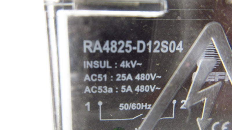 GEFRAN RA4825-D12S04 480V 25A NSNP