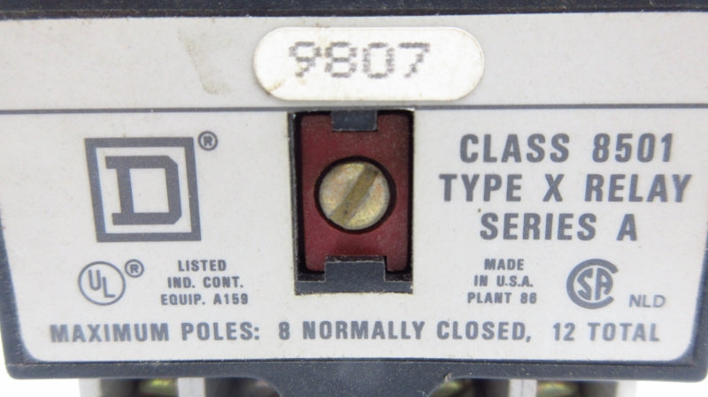 SQUARE D 8501XO20 SER. A 110/120V 20A NSNP