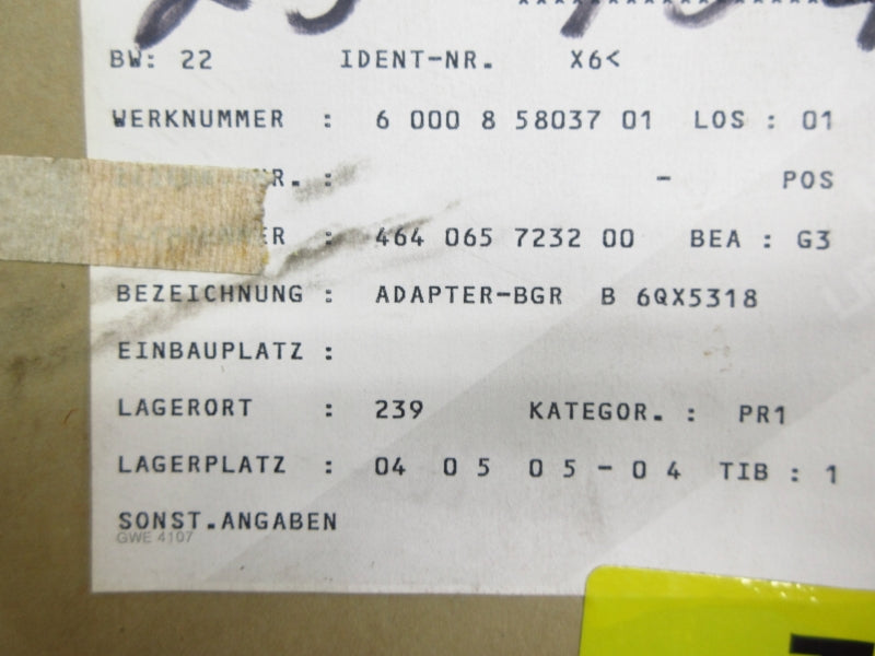 SIEMENS 6QX5318 NSMP