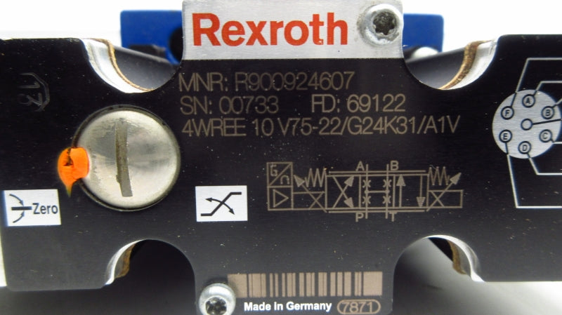 REXROTH 4WREE10V75-22/G24K31/A1V R900924607 NSNP