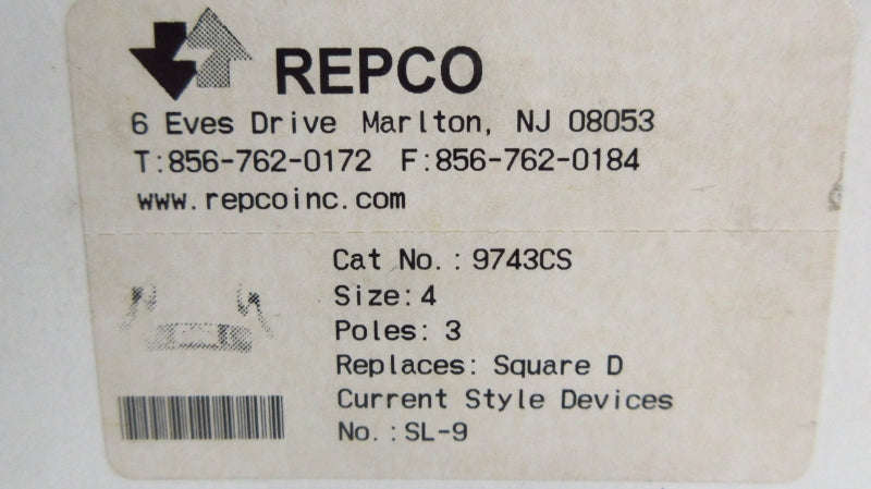 REPCO 9743CS SL-9 NSMP
