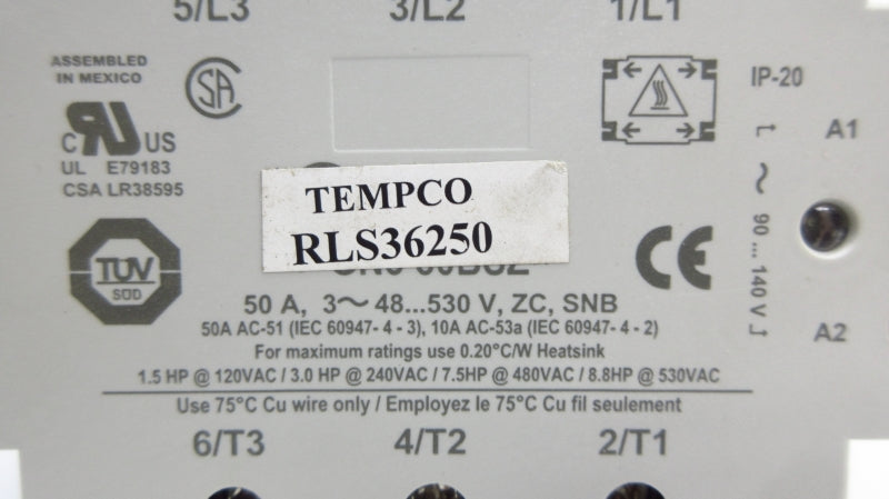 TEMPCO RLS36250 48-530V 50A NSNP