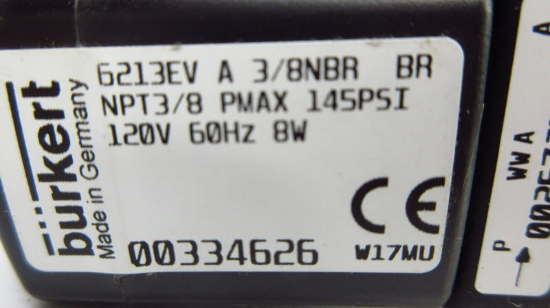 BURKERT 00334626 120V NSMP
