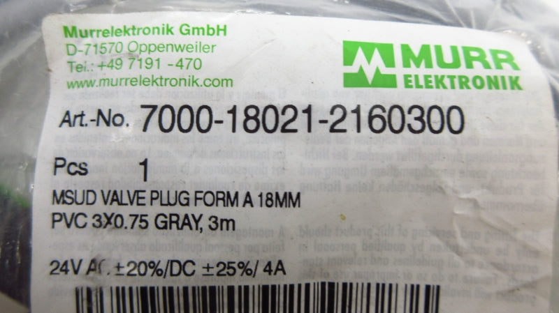MURK ELEKTRONIK 7000-18021-2160300 24VAC/DC 4A NSMP