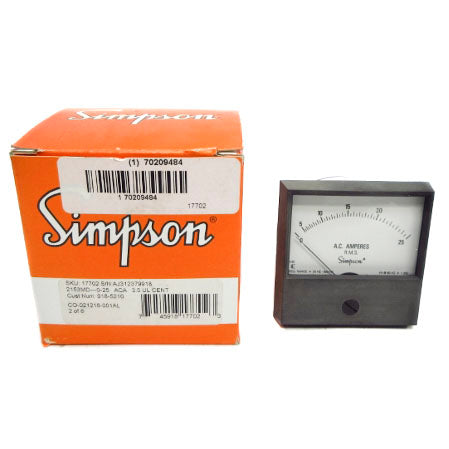 SIMPSON 70209484 17702 0-25ACA NSMP