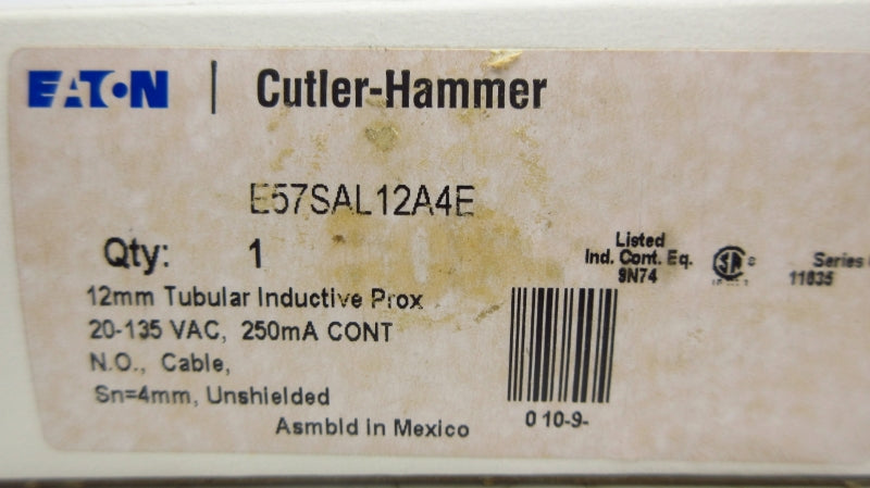 CUTLER HAMMER E57SAL12A4E SER. G1 20-135VAC NSMP