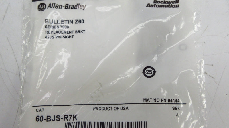 ALLEN BRADLEY 60-BJSR7K SER. A NSMP