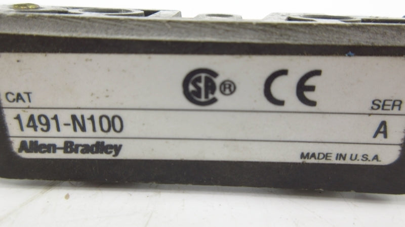 ALLEN BRADLEY 1491-N100 SER. A UNMP