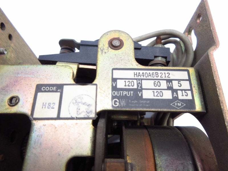 EAGLE SIGNAL HA40A6B212 120V 15A 0-20S UNMP